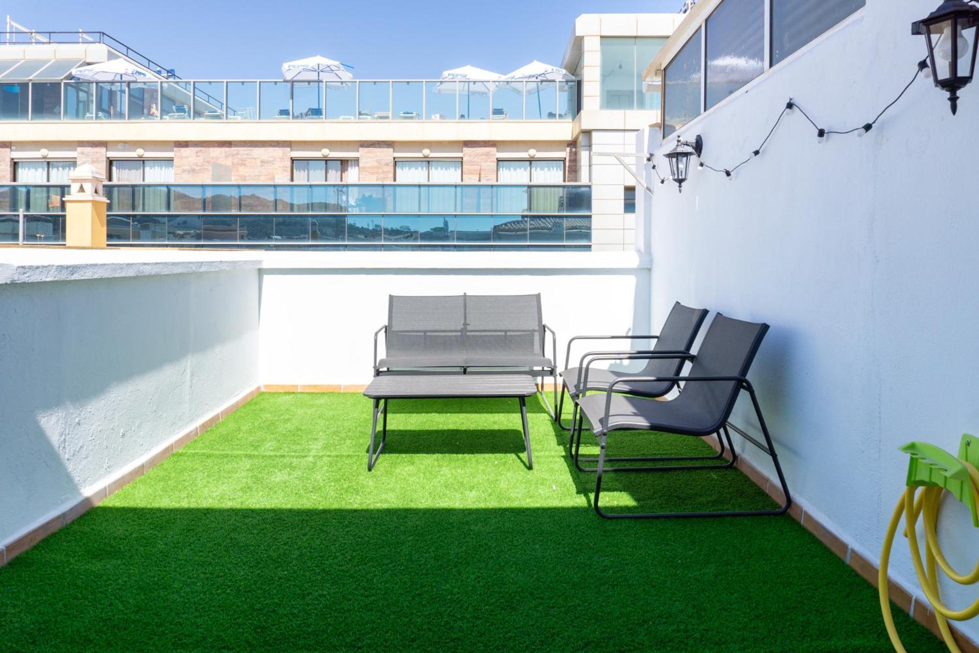 Apartamento Con Terraza En La Playa La Cala Del Moral Exterior foto