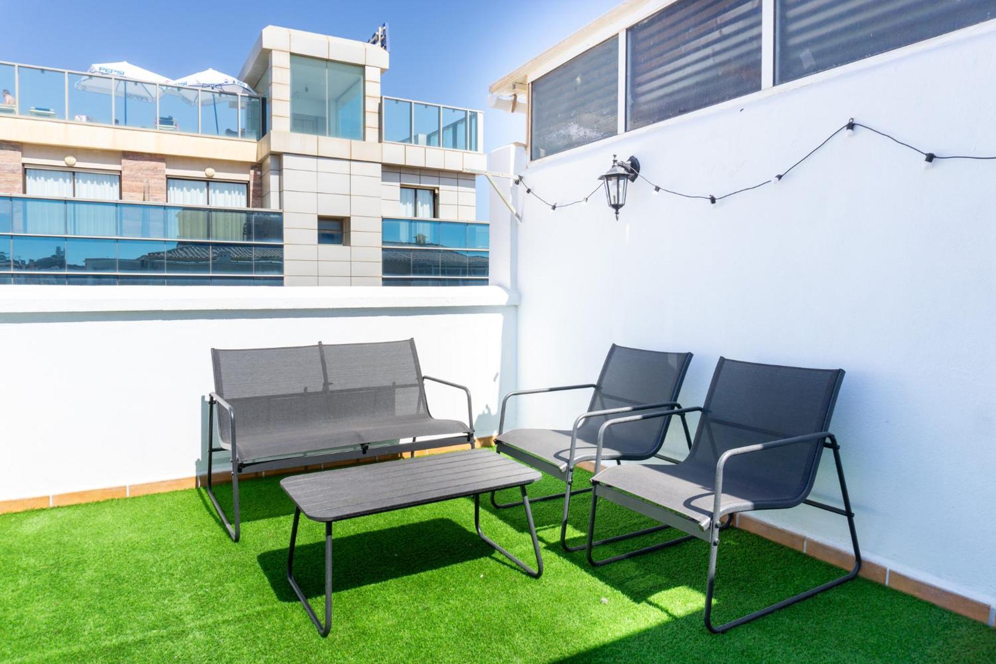 Apartamento Con Terraza En La Playa La Cala Del Moral Exterior foto